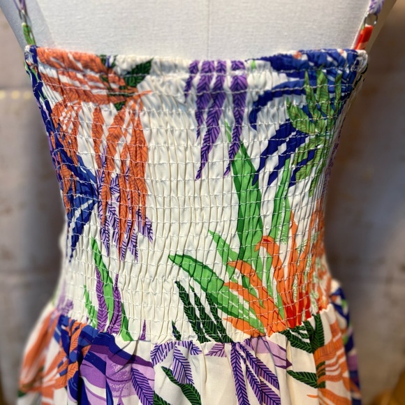 Multicolor Tropical Midi Dress - Picture 4 of 5